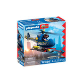 PLAYMOBIL - Politiehelikopter - City Action - +4 - 72080 - 80772080