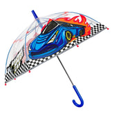 Perletti - Rain Umbrellas - Racing Car Umbrella - Windproof - 3-6 Yrs