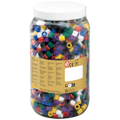 Pet Hama Strijkkralen Maxi in Pot - Mix Standaard (00) 1400 Stuks.