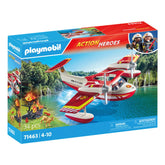 Playmobil Action Heroes Firefighter Plane With Extinguishing Function - 71463