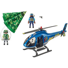 Playmobil City Action Politiehelikopter - Parachute Achtervolging - 70569