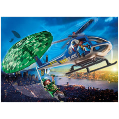 Playmobil City Action Politiehelikopter - Parachute Achtervolging - 70569