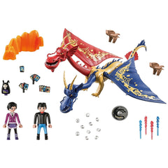 Playmobil Dragons The Nine Realms - Wu And Wei With Jun - 71080