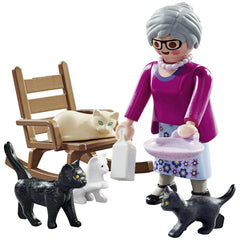Playmobil Specials Oma Met Katten - 71172