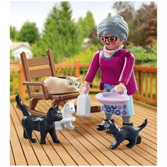Playmobil Specials Oma Met Katten - 71172