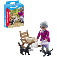 Playmobil Specials Oma Met Katten - 71172