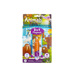 QwiToy - 3 in 1 Animals Playbook - Books