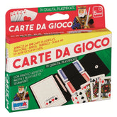 RS Toys - Plastic Playing Cards Set with Case Score Pad and Pencil - Card Games