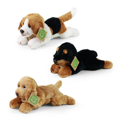 Rappa - Pluche honden assorti 18cm ECO-VRIENDELIJK - Knuffeldieren