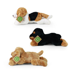 Rappa - Pluche honden assorti 18cm ECO-VRIENDELIJK - Knuffeldieren