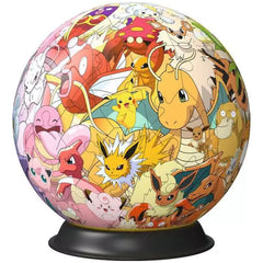 Ravensburger - 3D-Puzzelbal-Pokemon-Kanto-Regio-Actie-Speelfiguren