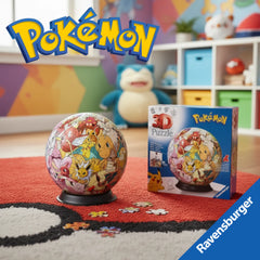 Ravensburger - 3D-Puzzelbal-Pokemon-Kanto-Regio-Actie-Speelfiguren