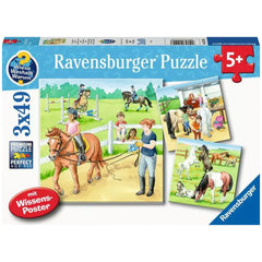 Ravensburger - Een Dag Op De Rijschool - 3x49 Stukken - Puzzels