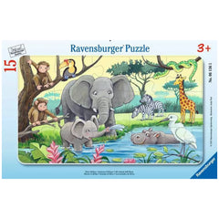 Ravensburger - Afrikaanse Dieren - 15 Stukken - Puzzels