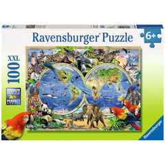 Ravensburger - Animals Around The World - 100 Pieces - Puzzles