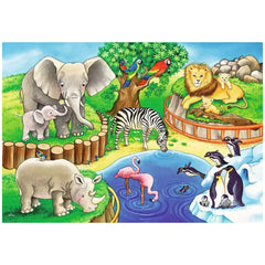 Ravensburger - Dieren In De Dierentuin - 2x12 Stukken - Puzzels