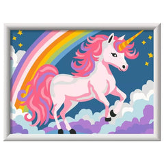 Ravensburger - Knutselspullen - CreArt Roze Neon Eenhoorn - 9+ Jaar - Creativiteit