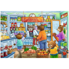 Ravensburger - Kom op, laten we winkelen - 2x12 Stukken - Puzzels