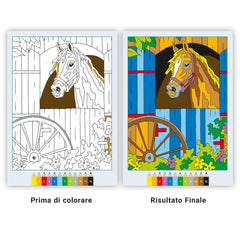 Ravensburger - CreArt-Creatief-Kleurboek-Paarden-Kunst-en-Handwerk