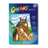 Ravensburger - CreArt-Creative-Colouring-Book-Horses-Arts-and-Crafts