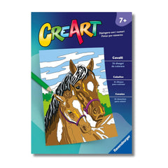 Ravensburger - CreArt-Creatief-Kleurboek-Paarden-Kunst-en-Handwerk