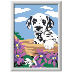 Ravensburger - Creart Dalmatiër Met Bloemen - Schilderen Op Nummer - Kunst & Ambachten