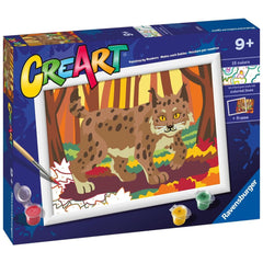 Ravensburger - Creart Lynx In The Woods - Schilderen Op Nummer - Kunst & Ambachten