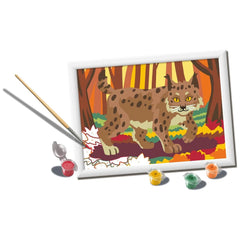 Ravensburger - Creart Lynx In The Woods - Schilderen Op Nummer - Kunst & Ambachten