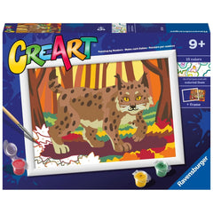 Ravensburger - Creart Lynx In The Woods - Schilderen Op Nummer - Kunst & Ambachten