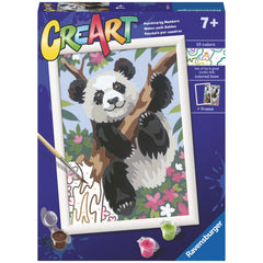Ravensburger - Creart Speelse Panda - Schilderen op Nummer - Kunst & Ambachten