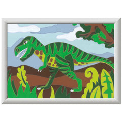 Ravensburger - Creart Rondzwervende Dinosaurus - Schilderen op Nummer - Kunst & Ambachten
