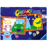 Ravensburger - Creart Silly Monsters - Painting By Numbers - Arts & Crafts