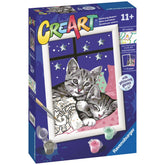 Ravensburger - Creart Sleepy Kitties - Painting By Numbers - Arts & Crafts