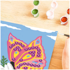 Ravensburger - Creart Sprankelende Vlinders - Schilderen op Nummer - Kunst & Ambachten