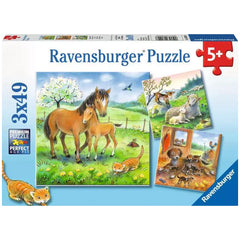 Ravensburger - Knuffeltijd - 3x49 Stukken - Puzzels