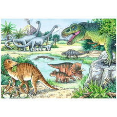 Ravensburger - Dinosaurussen - Hun Habitaten - 2x24 Stukken - Puzzels