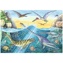 Ravensburger - Dinosaurussen - Hun Habitaten - 2x24 Stukken - Puzzels