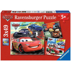 Ravensburger - Disney Cars - Worldwide Racing Fun - 3x49 Pieces - Puzzles
