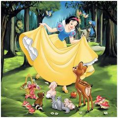 Ravensburger - Disney Princess - Snow White Cinderella And Ariel - 3x49 Pieces - Puzzles