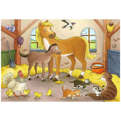 Ravensburger - Gelukkige Dierenfamilies - 2x12 Stukken - Puzzels