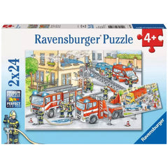 Ravensburger - Helden In Actie - 2x24 Stukken - Puzzels