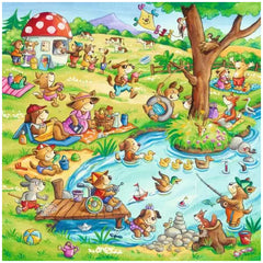 Ravensburger - Vakanties Op Het Platteland - 3x49 Stukken - Puzzels