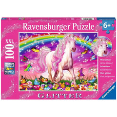 Ravensburger - Paardendroom Glittereditie - 100 Stukken - Puzzels