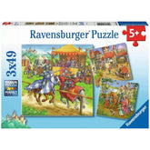 Ravensburger - Riddertoernooi In De Middeleeuwen - 3x49 Stukken - Puzzels
