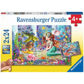 Ravensburger - Magische Zeemeerminnen - 2x24 Stukken - Puzzels
