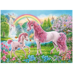 Ravensburger - Magische Eenhoorns - 100 Stukken - Puzzels En Kleurboek