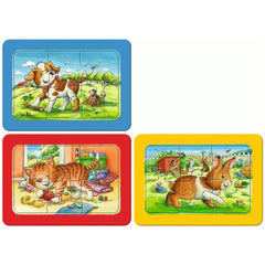 Ravensburger - My First Puzzles - Animal Friends - 3X6 Pieces - Puzzles