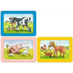 Ravensburger - My First Puzzles - Good Animal Friends - 3X6 Pieces - Puzzles