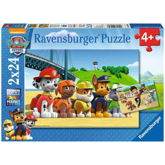 Ravensburger - Paw Patrol - Heroïsche Honden - 2x24 Stukken - Puzzels