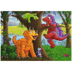 Ravensburger - Spelen met Dinosaurussen - 2x24 Stukken - Puzzels